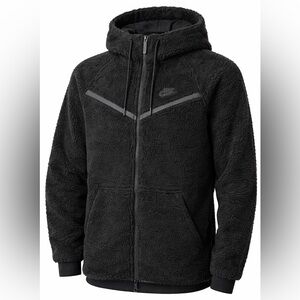 Nike Men's Black Sherpa Performance Jacket
